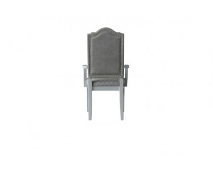 ACME - House Marchese Arm Chair (Set-2) in Pearl Gray