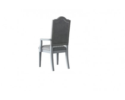 ACME - House Marchese Arm Chair (Set-2) in Pearl Gray