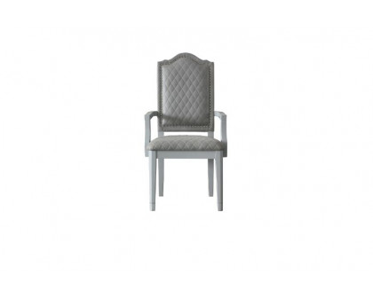 ACME - House Marchese Arm Chair (Set-2) in Pearl Gray