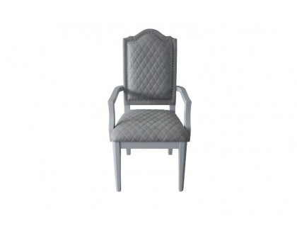 ACME - House Marchese Arm Chair (Set-2) in Pearl Gray