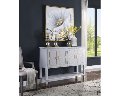 ACME - House Marchese Server in Pearl Gray