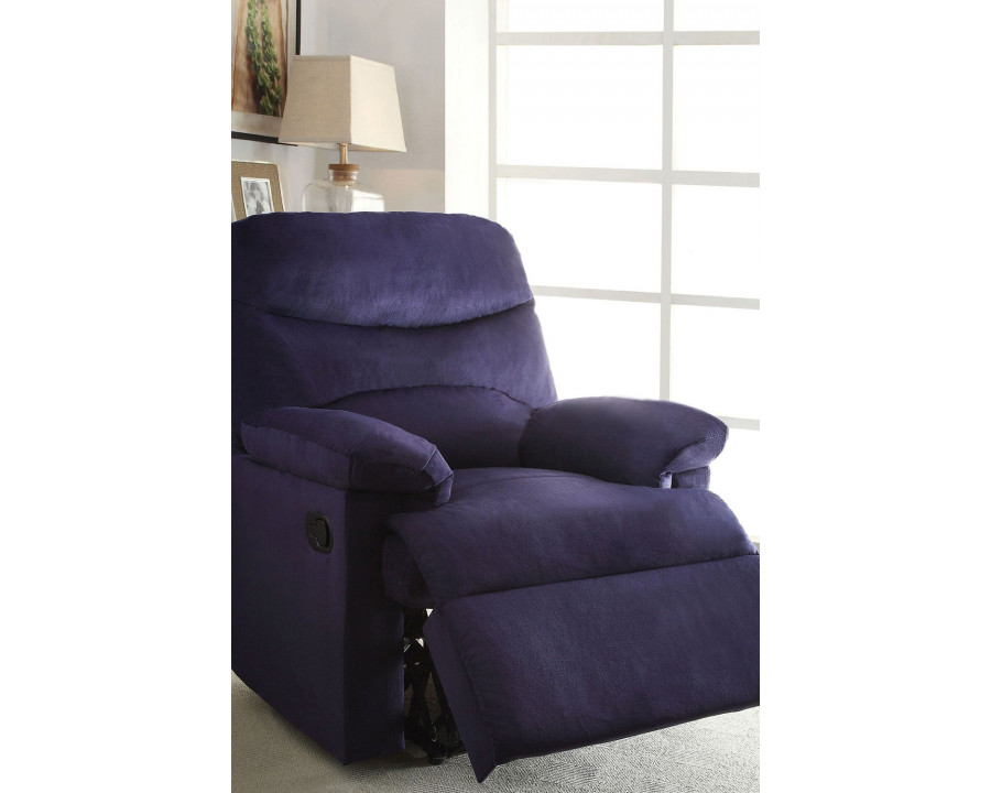 ACME Arcadia Recliner - Blue Woven