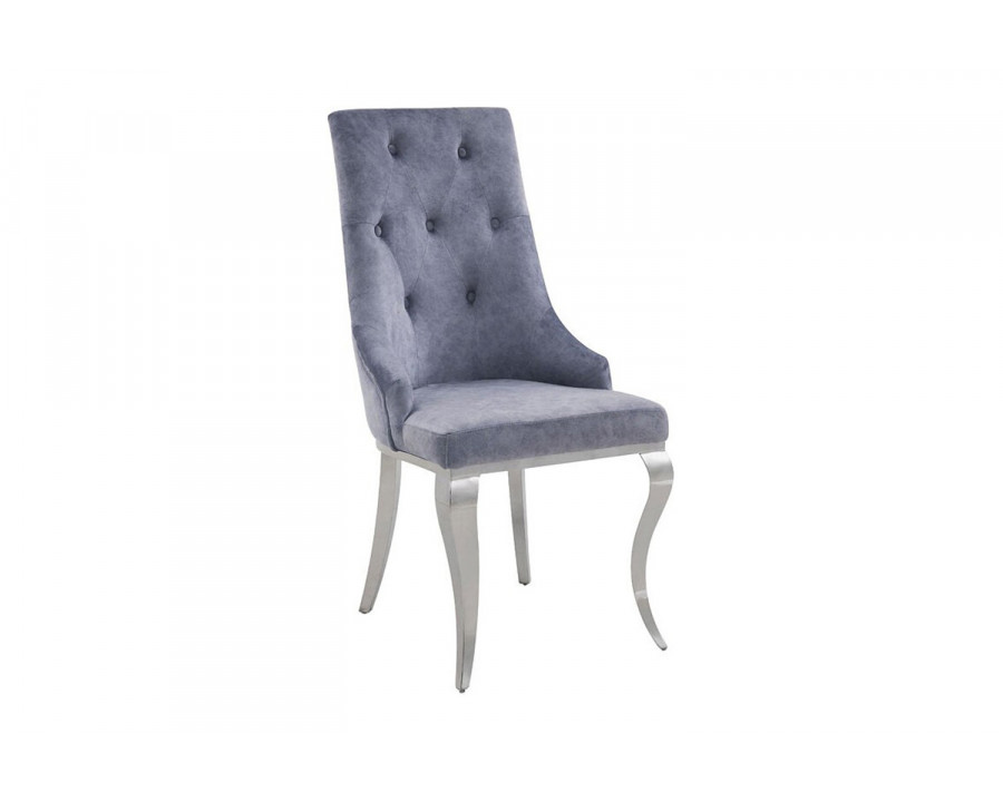 ACME Dekel Side Chair Set of 2 - Gray