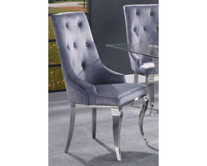 ACME Dekel Side Chair Set of 2 - Gray