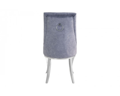 ACME Dekel Side Chair Set of 2 - Gray