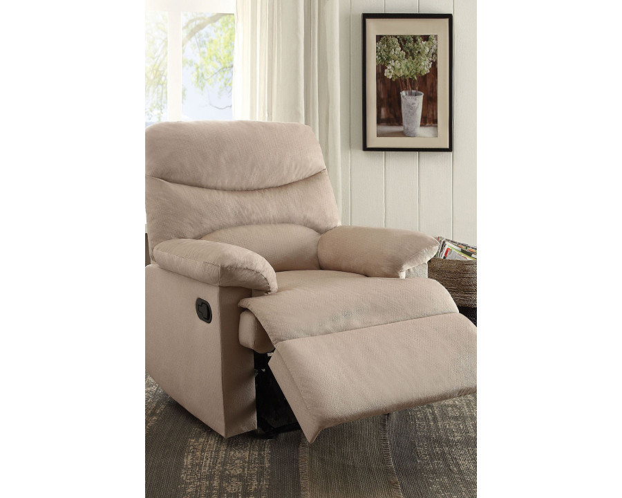 ACME Arcadia Woven Recliner - Beige