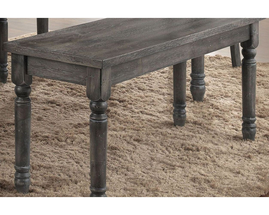 ACME - Wallace Bench in Weathered Gray