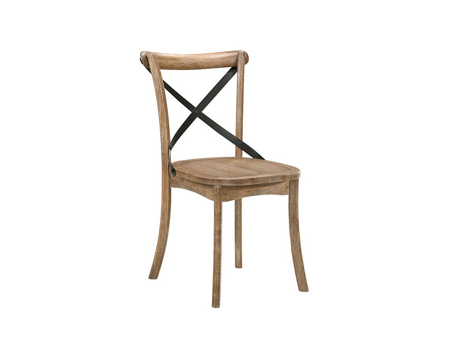 ACME Kendric Side Chair Set of 2 - Rustic Oak