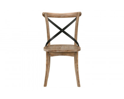 ACME Kendric Side Chair Set of 2 - Rustic Oak