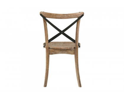 ACME Kendric Side Chair Set of 2 - Rustic Oak