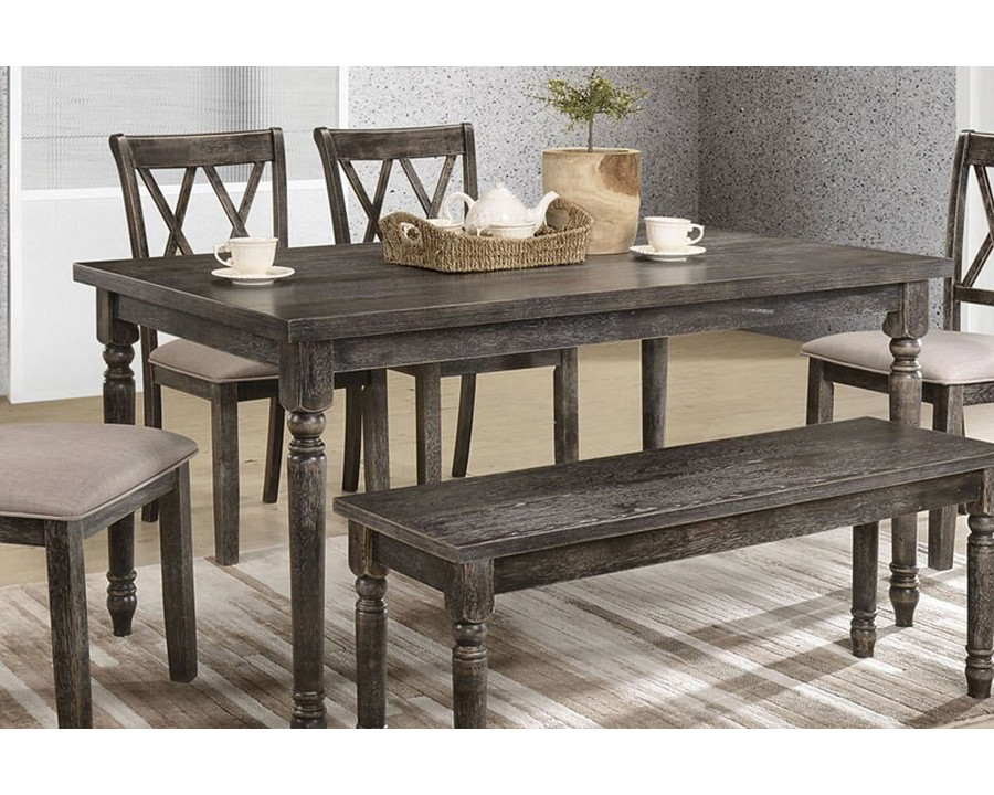 ACME Claudia II Dining Table - Weathered Gray