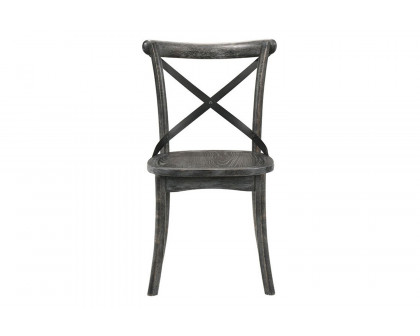 ACME Kendric Side Chair Set of 2 - Rustic Gray