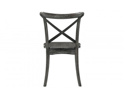 ACME Kendric Side Chair Set of 2 - Rustic Gray