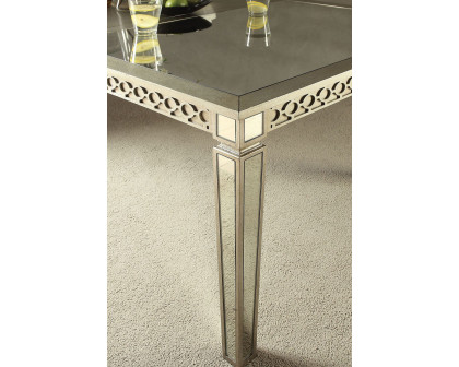 ACME - Kacela Dining Table in Mirrored/Champagne