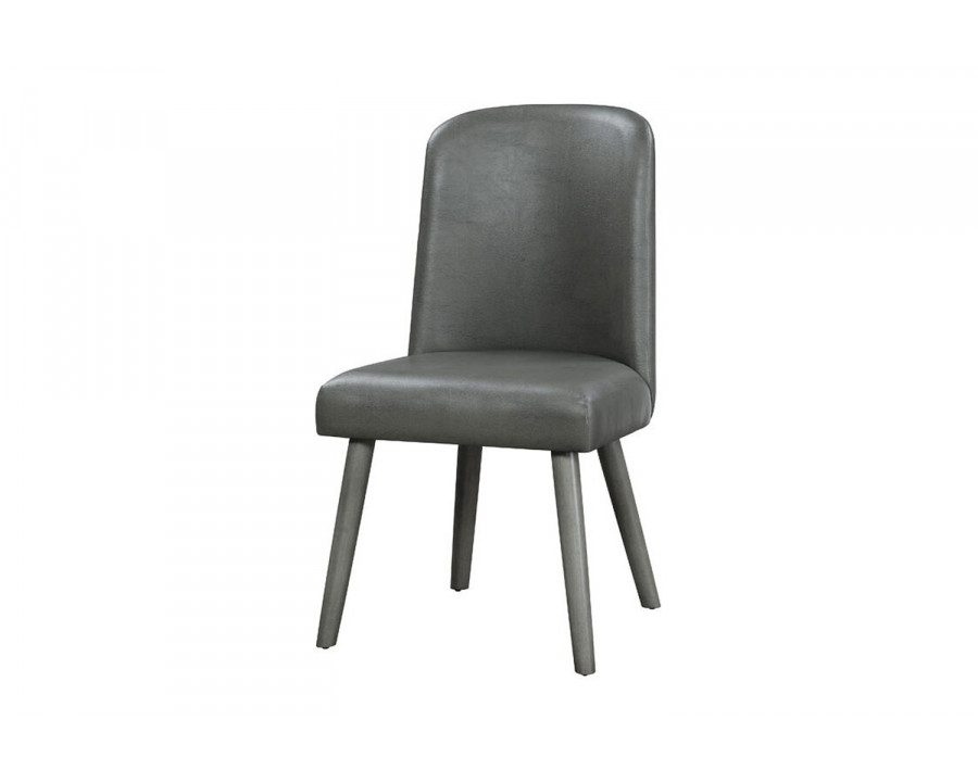 ACME - Waylon Side Chair (Set-2) in Gray Oak