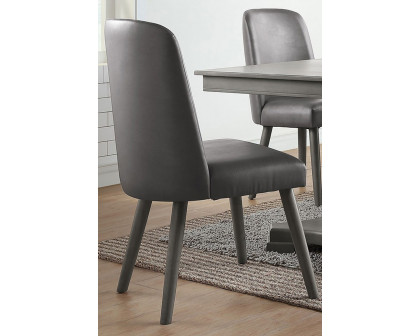 ACME - Waylon Side Chair (Set-2) in Gray Oak