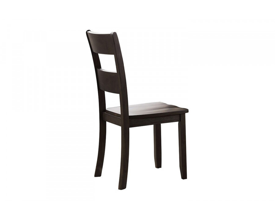 ACME - Haddie Side Chair (Set-2) in Distressed Walnut