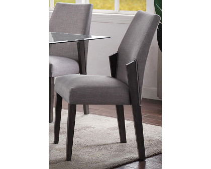 ACME - Belay Side Chair (Set-2) in Gray/Gray Oak