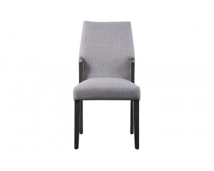 ACME - Belay Side Chair (Set-2) in Gray/Gray Oak