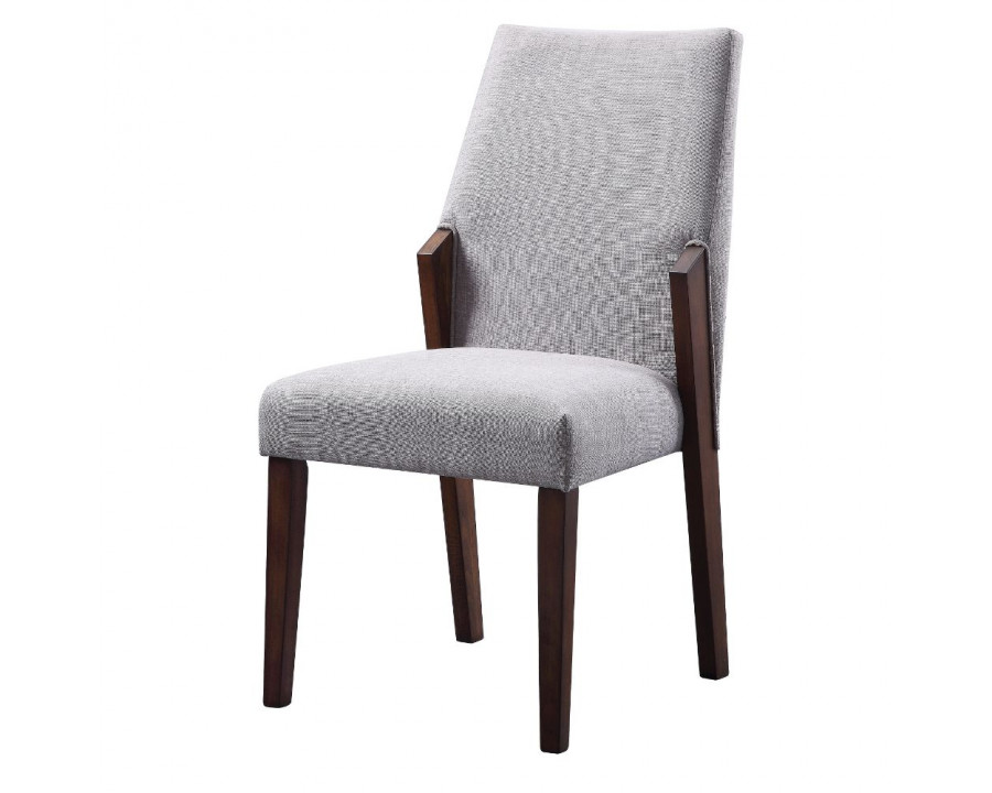 ACME - Benoit Side Chair (Set of 2) in Gray Brown