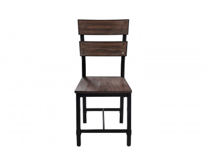 ACME - Mariatu Side Chair (Set-2) in Oak/Black