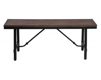 ACME - Mariatu Bench in Oak/Black