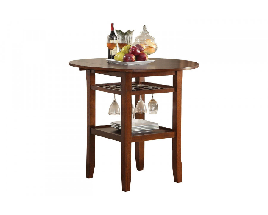 ACME - Tartys Round Counter Height Dining Table