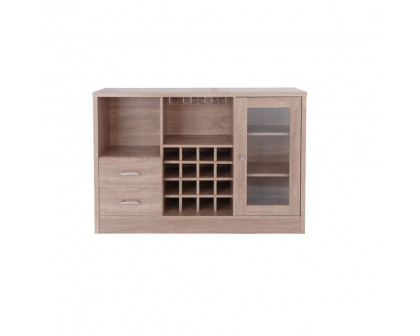 ACME - Hazen Server in Rustic Oak