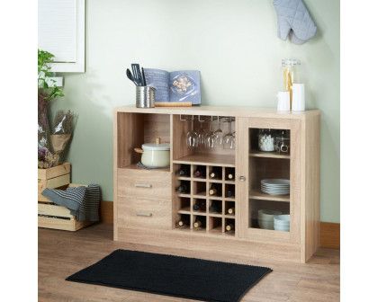 ACME - Hazen Server in Rustic Oak