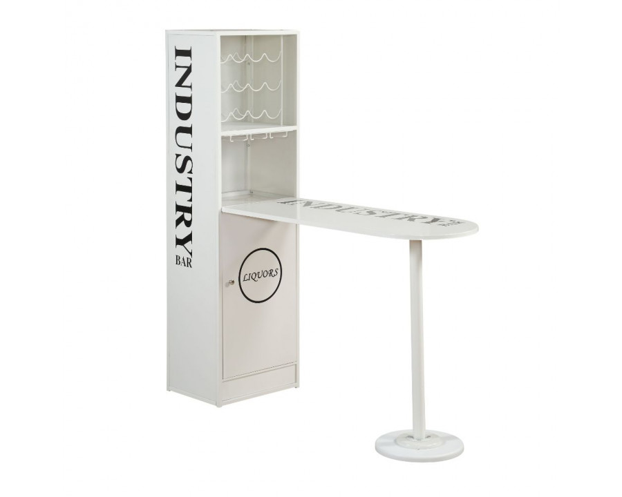 ACME - Mant Counter Height Table in White