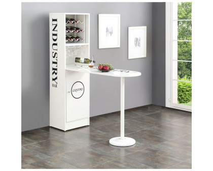 ACME - Mant Counter Height Table in White