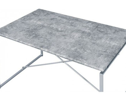 ACME Jurgen Dining Table - Silver