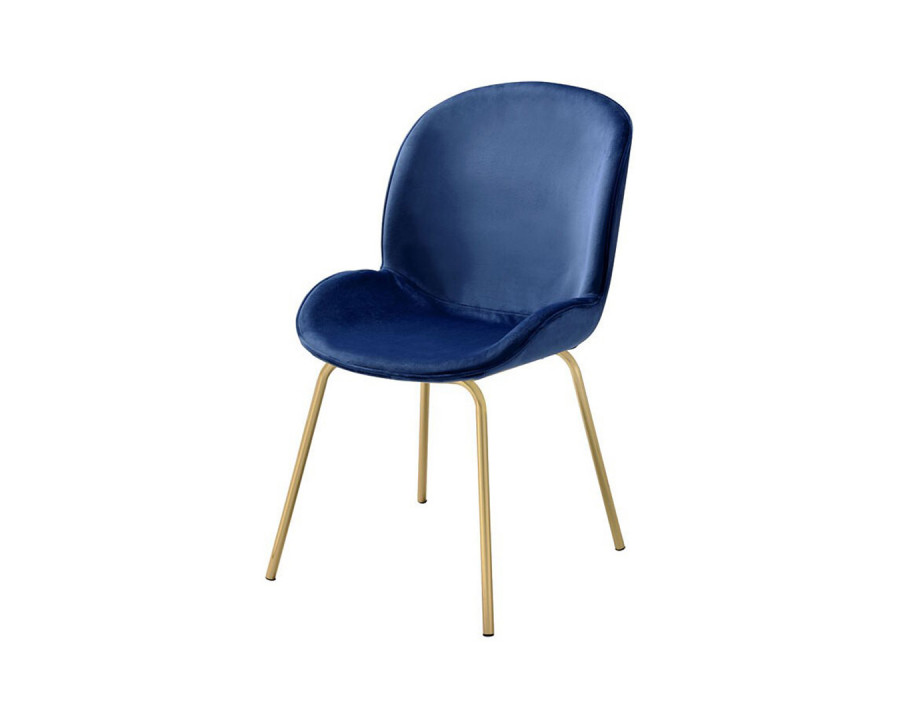 ACME Chuchip Side Chair Set of 2 - Blue