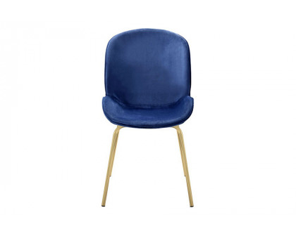 ACME Chuchip Side Chair Set of 2 - Blue