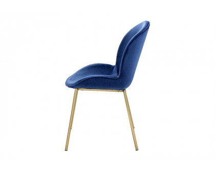 ACME Chuchip Side Chair Set of 2 - Blue