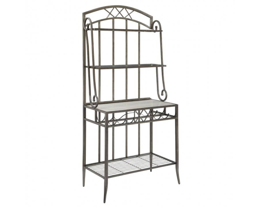 ACME - Aldric Bakers Rack in Antique