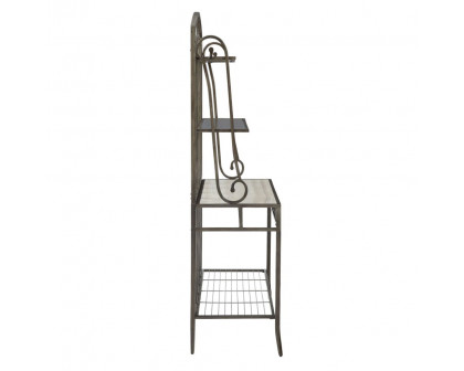 ACME - Aldric Bakers Rack in Antique