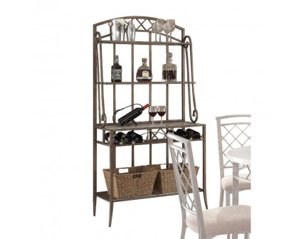 ACME - Aldric Bakers Rack in Antique