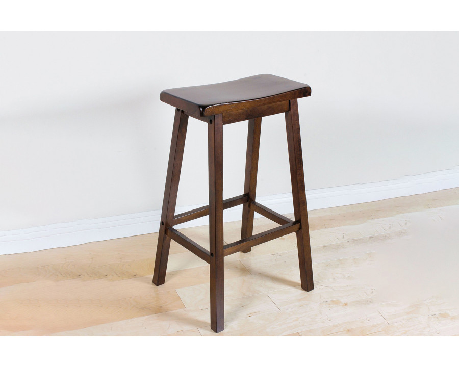 ACME Gaucho Bar Stool Set of 2 - Dark Walnut