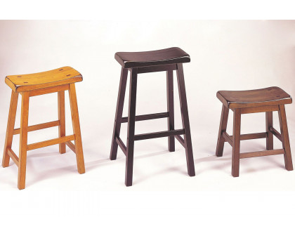 ACME Gaucho Bar Stool Set of 2 - Dark Walnut