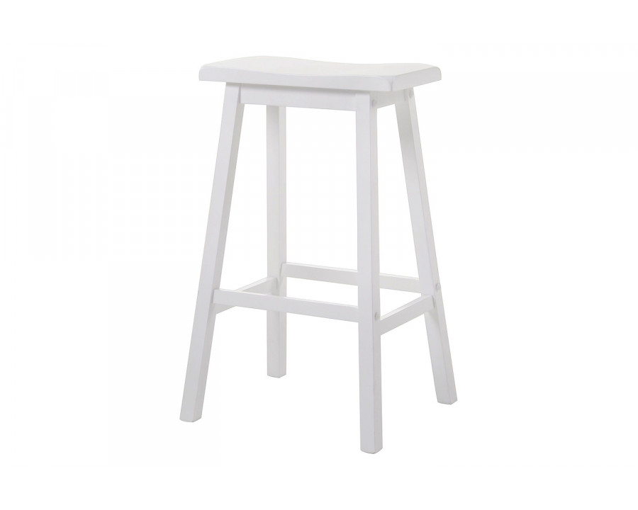 ACME Gaucho Bar Stool Set of 2 - White