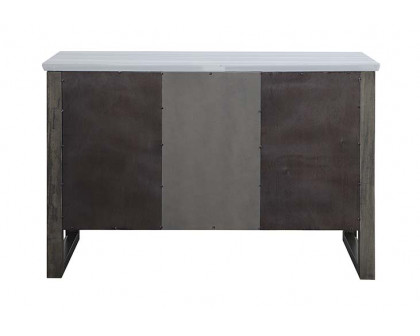 ACME - Madan Server in Marble/Gray Oak