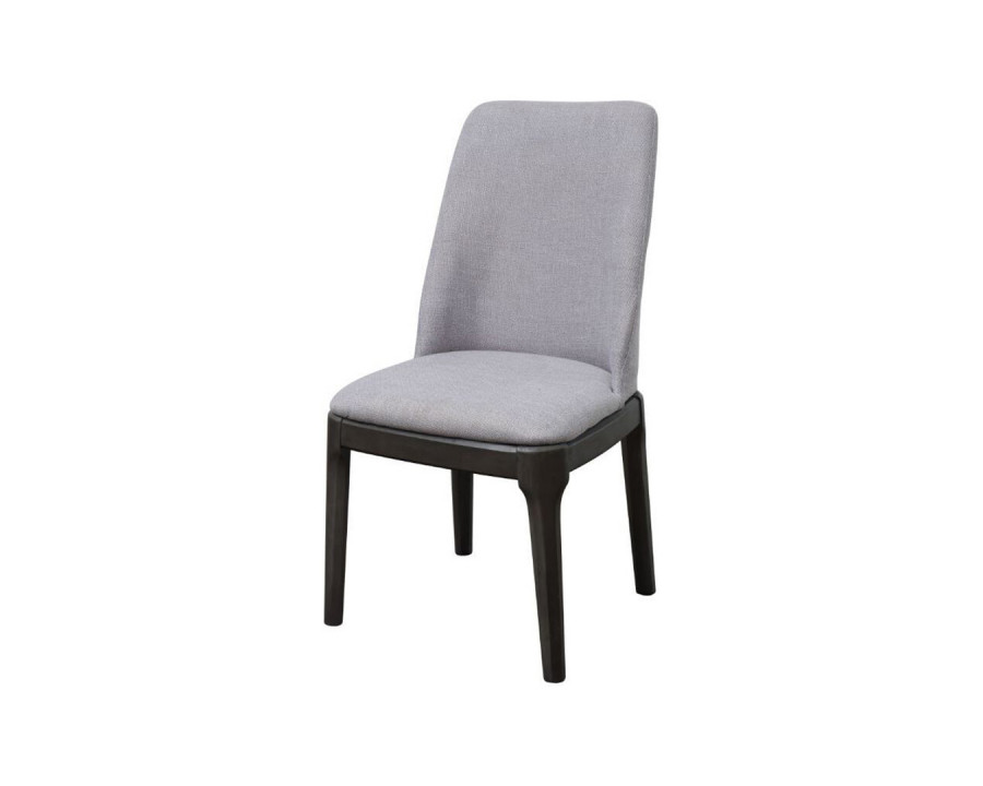 ACME - Madan Side Chair (Set-2) in Light Gray/Gray Oak