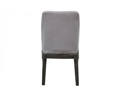 ACME - Madan Side Chair (Set-2) in Light Gray/Gray Oak