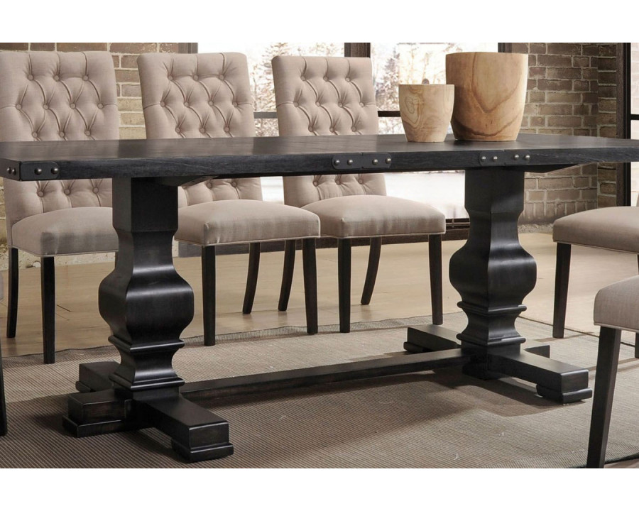 ACME - Morland Dining Table in Vintage Black