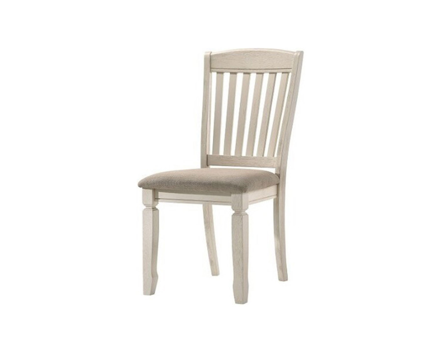 ACME - Fedele Side Chair (Set-2) in Tan/Cream