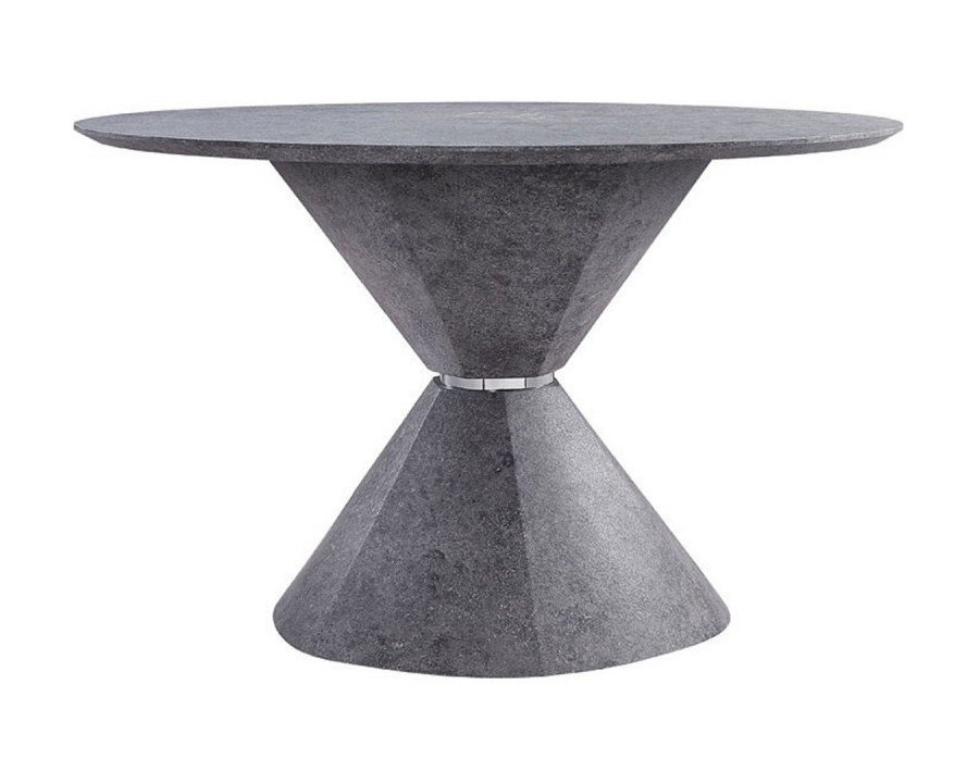 ACME - Ansonia Dining Table in Faux Concrete