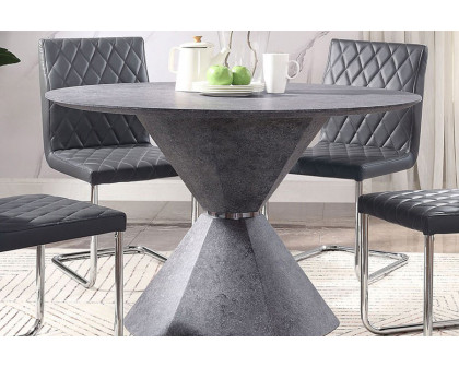 ACME - Ansonia Dining Table in Faux Concrete