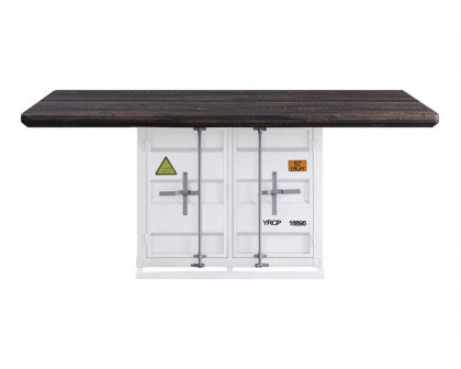 ACME Cargo Dining Table - White