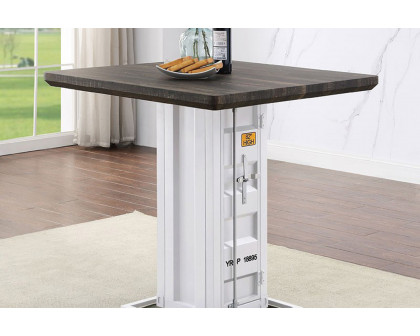 ACME Cargo Counter Height Dining Table - White